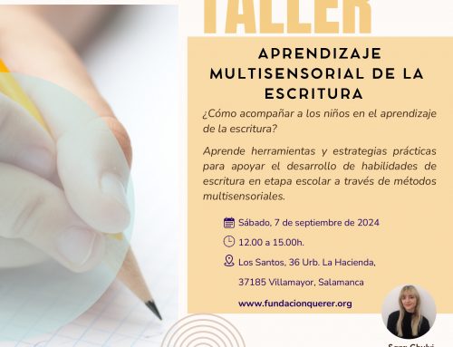 Taller de Aprendizaje Multisensorial de la Escritura en Salamanca: cómo acompañar a los niños en el proceso de escritura